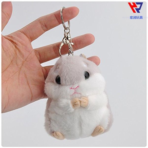

hamster key chain plush doll bag decoration selling animal pendant