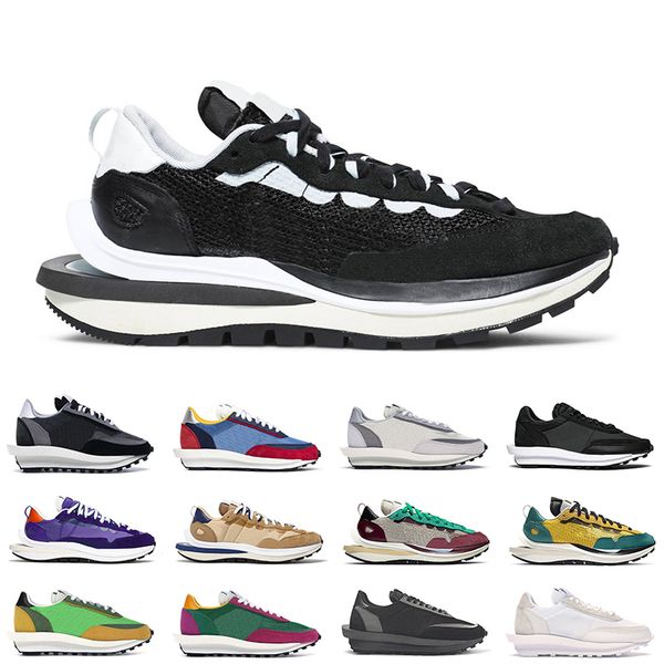 

vaporwaffle men women running shoes daybreak ldv black white nylon pine green iris noir outdoor air mens trainers