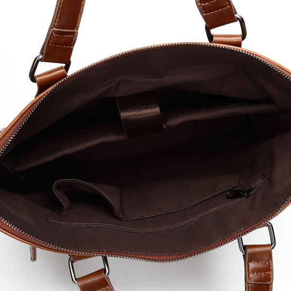 

briefcases vintage fashion women handbags casual shoulder messenger bags design a4 briefcase men lapbag bolso hombre sac homme1 ty11
