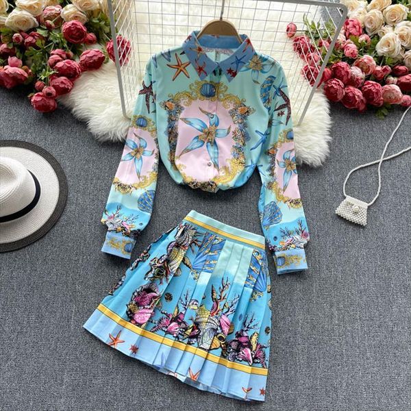 

zomer jurkjes dames two women dresses piece suit fashion all match pleated dress summer starfish print banquet, Black;gray