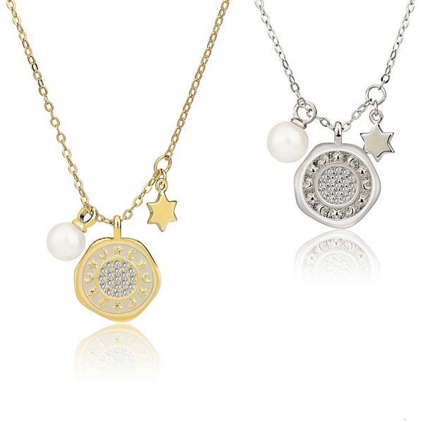 

necklace xd360 freshwater pearl fashion style s925 silver clavicle chain