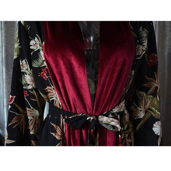 

Plus Size Velvet Abaya Kimono Kaftan Dubai Arabic Islam Abayas For Women Cardigan Muslim Hijab Dress Turkish Islamic ClothingPlus size cloth