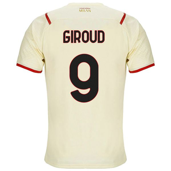 

ac milan #9 giroud #11 ibrahimovic away soccer jerseys 2021/2022 #10 brahim #13 romagnoli soccer shirts 21/22 #7 s.castillejo men football u, Black;yellow