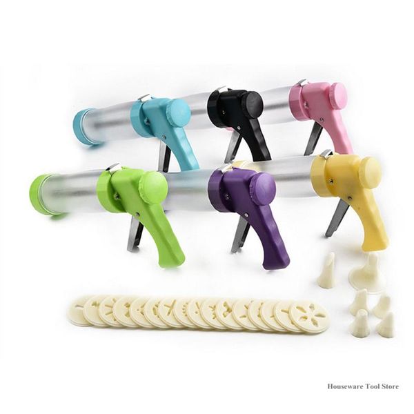 

baking moulds manual cookie press stamps set tools with 4 nozzles 20