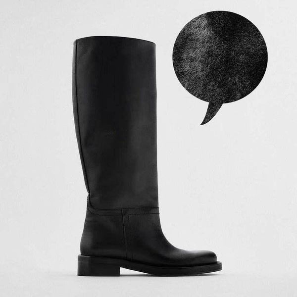 

boots sell womens european autumn winter knight knee-high genuine leather shoes wear-resisting non-slip women, Black