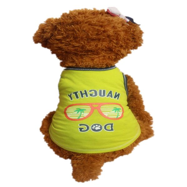 

the dog clothes pet dog clothing vest print teddy vip comfortable top