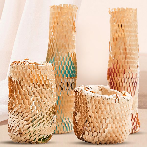 

protection wrapping paper honeycomb cushioning wrap protetive packaging rolls bubble wraps eco friendly