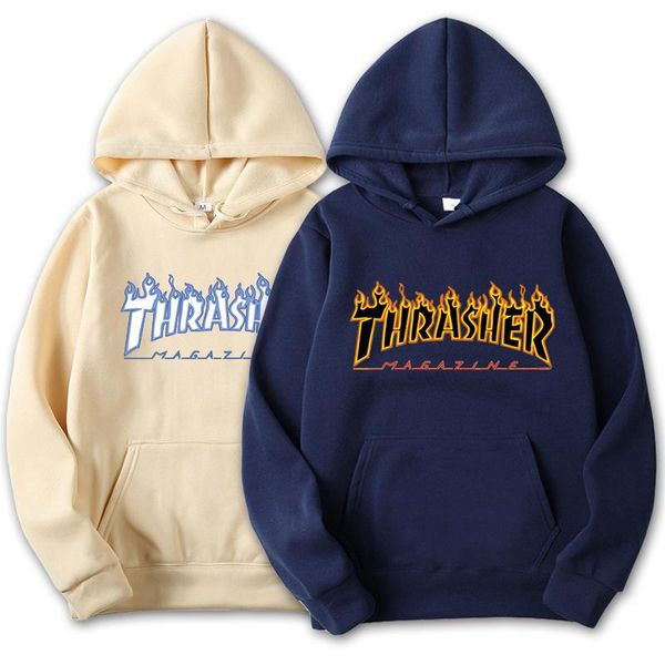 

men's hoodies & sweatshirts man casual pullover male fashion letter print hooded sweatshirt couples trend street, Black