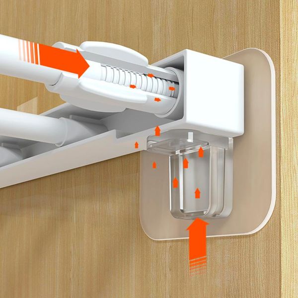 

hooks & rails 7*7cm punch-layered partition bracket triangle support shelf right angle paste screw hook clapboard sticker