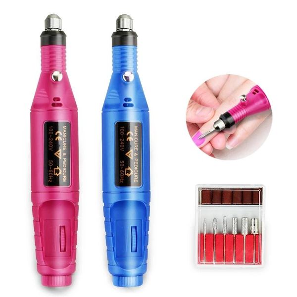

nail drill & accessories electric 20000 rpm professional machine art pen pedicure tools kit milling gel polish remover manicure cutters