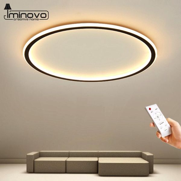 

ceiling lights led light minimalist indoor home decor lamp bedroom living room surface mount dimmable lighting fixture remote control