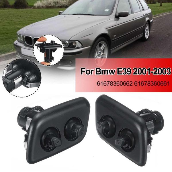 

car washer automotive headlight nozzle left/right for e39 61678360662 61678360661