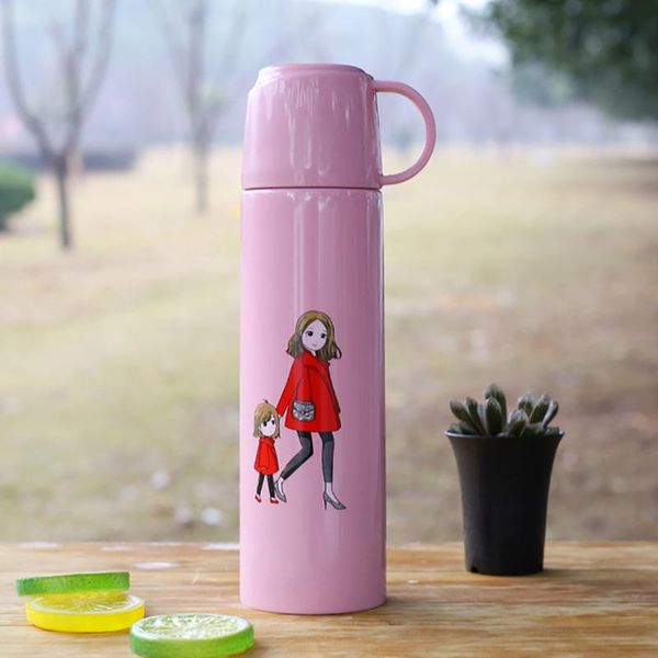 

drinking bottle water kids keeps cold cartoon cup for bottles