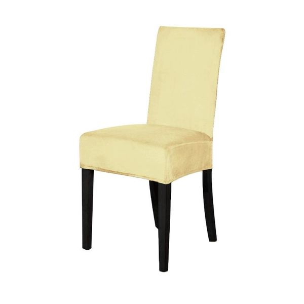 

chair covers solid color elastic winter velvet cover seat slipcover decor protector
