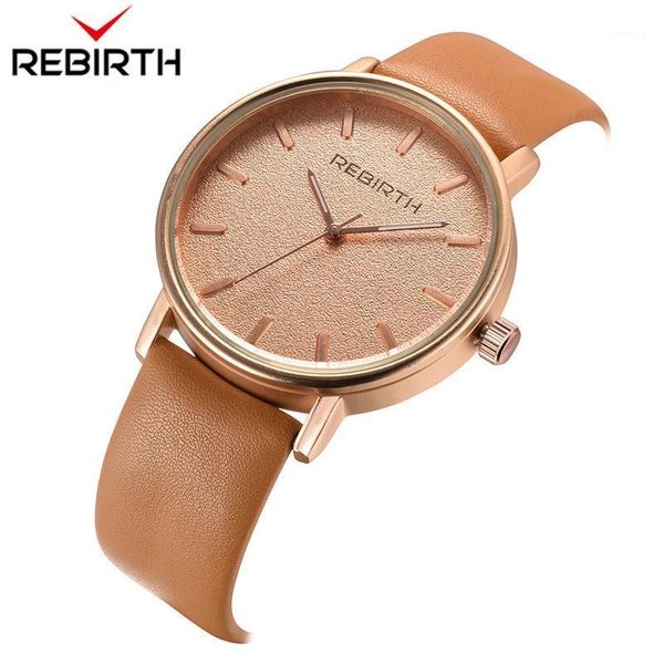 

brand fashion simple golden watch women elegant leather strap quartz watches ladies casual clock relogio feminino wristwatches, Slivery;brown