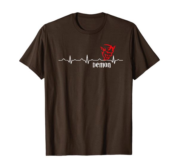 

srt demon heartbeat t-shirt red - gift for demon lovers, White;black