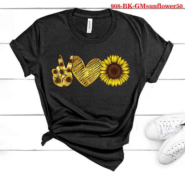 

women's hoodies & sweatshirts t-shirt. stamp sunflower. blouse. zk0j, Black
