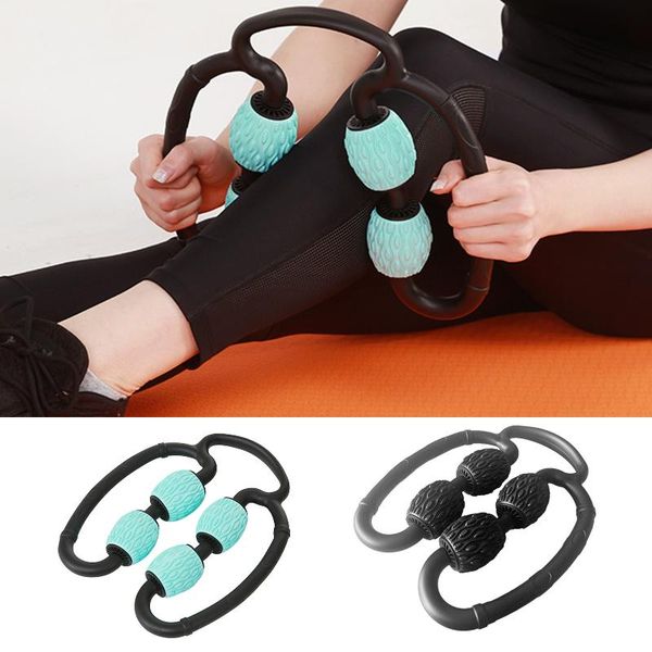 

accessories wrap-around massager yoga block floating massage roller for arm leg neck muscle tissue fitness pilates sports 4 wheels