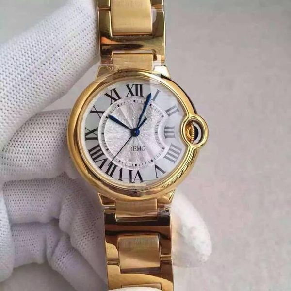 

wristwatches ladies watches 1:1 turned out model w69003z2 mechanical gold version waterproof, Slivery;brown