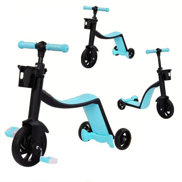 

gift sets children's scooter 3 in 1 multifunctional balance car tricycle baby walker ride on cars for children kids play
