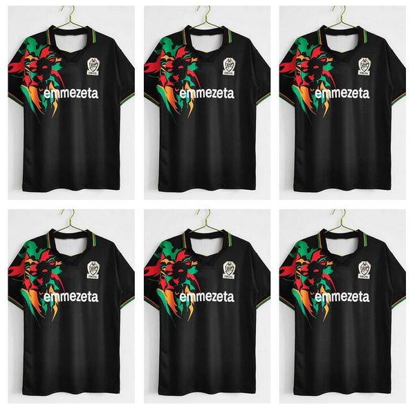 

1998 retro version venezia soccer jerseys 98/99 home black #17 miceli #20 personalise maillots de foot shirt short sleeve football uniform, Black;yellow
