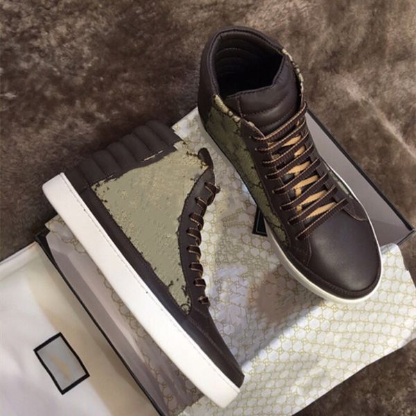 

scarpe men women casual shoes fashion sneakers lace-up shoes green red stripe black leather embroidered chaussures