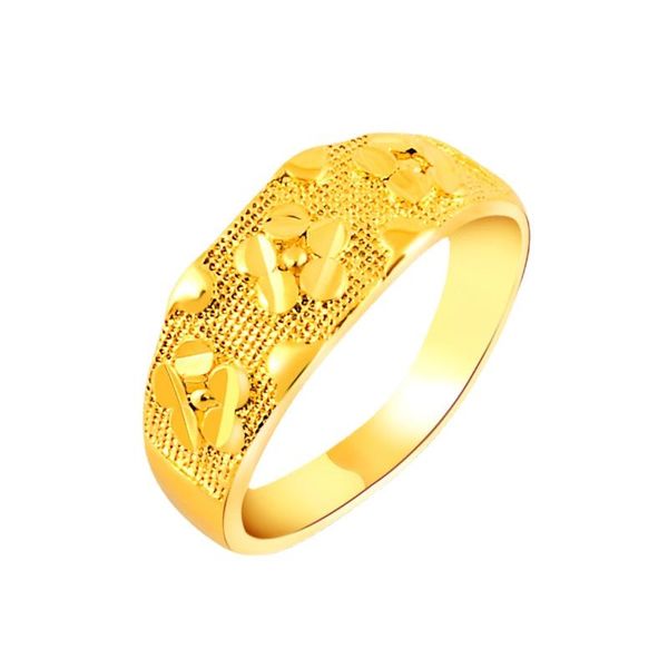 

wedding rings 24k yellow gold color women's arrival fashion jewelry jewellery accessories jr039, Slivery;golden