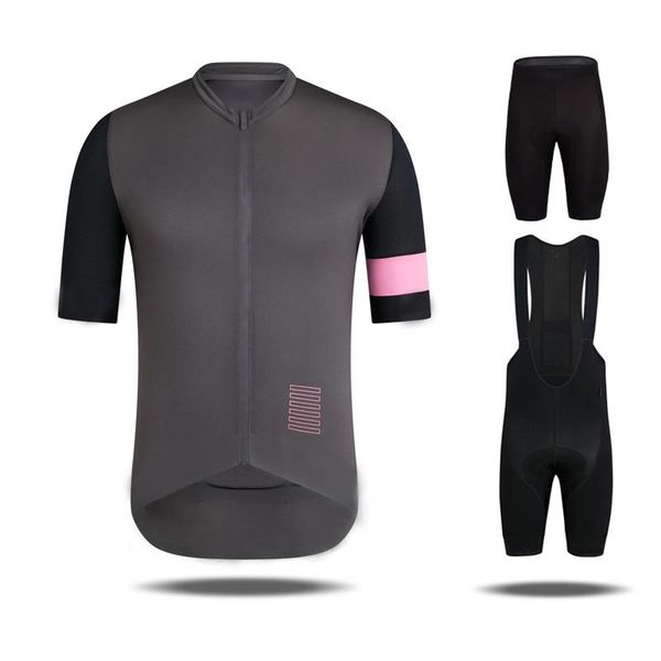 

racing sets aogda 2021 bib cycling summer men short sleeve bike set breathable quite dry bicycle clothing, Black;blue