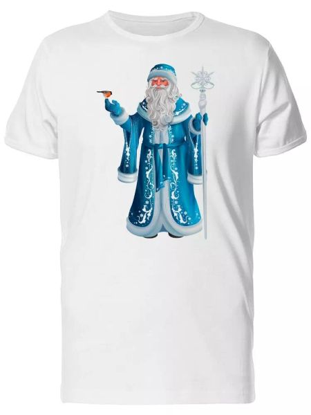 

blue russian grandfather men's tee -image by shutterstock, White;black