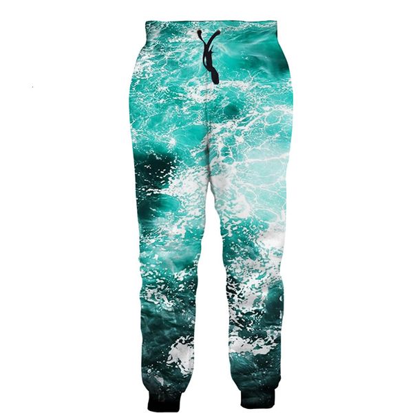 

men 3d pants loose trousers pantalones hombre stary night autumn joggers unisex, Black