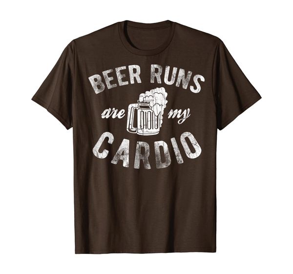 

Beer Runs Are My Cardio Mug With Foam Graphic T-Shirt, Mainly pictures