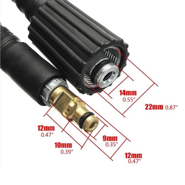 

car washer water cleaning hose 5m/10m/15m sewer drain pipe for karcher