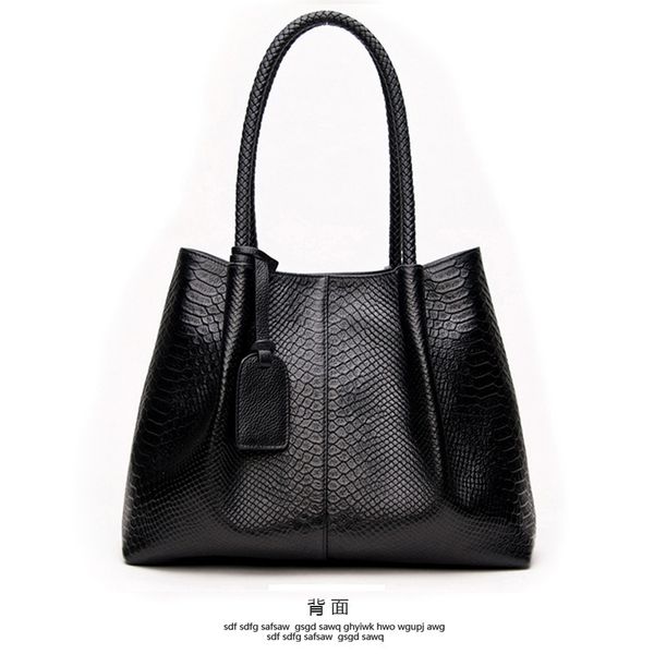 

bag new style fashion women's crossbar big layer leather handbag
