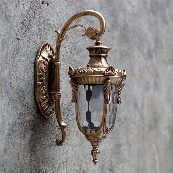 

european style wall lamp waterproof american retro outdoor villa fence courtyard aisle balcony gate corner