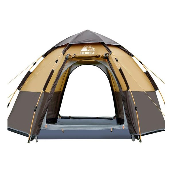 

tents and shelters automatic tent outdoor 3-4 person large family double deck anti-uv waterproof camping beach fishing hiking picnic