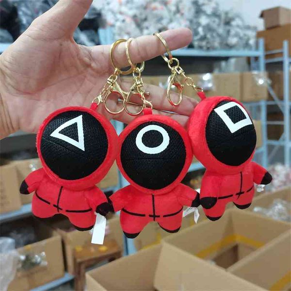 

new cute squid game plush pendant doll bag pendant