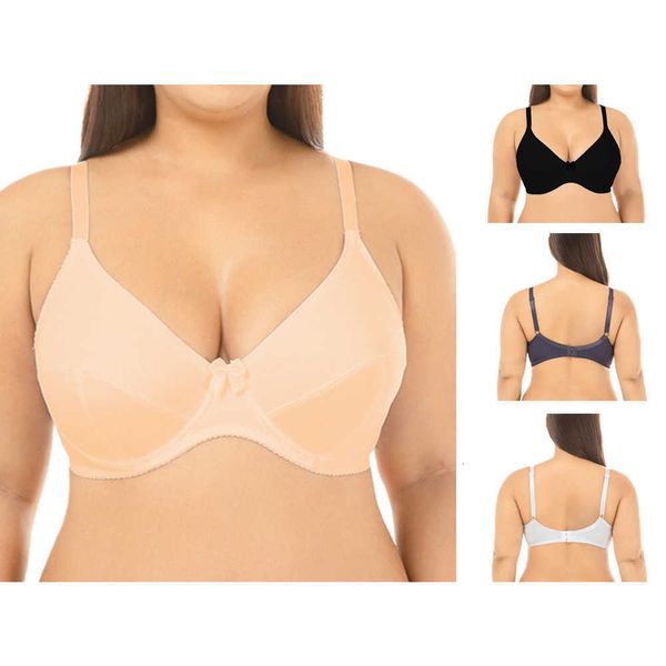 

large size underwear bra adjustable comfortable traceless back 3980, Red;black