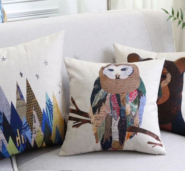 

vintage animal square throw pillow/almofadas case children kid adult,european american cushion cover home decore cushion/decorative pillow