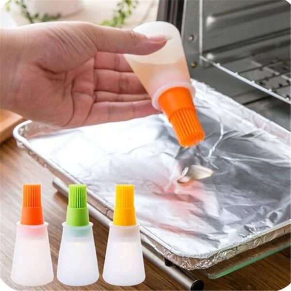 

baking & pastry tools portable flapjack barbecue oil brushes silicone kitchen brush temperature 2021