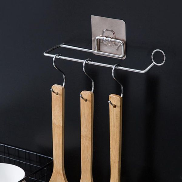 

hooks & rails hook under shelf rotate holder hang kitchen cabinet multi-linked home non-perforated wall-mounted wall storage sticky