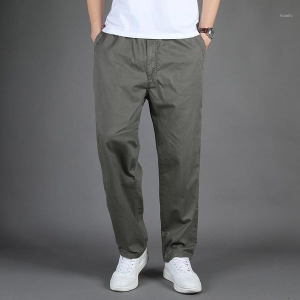 

men's pants cargo trousers men 2021 clothing sports military style jogger, Black