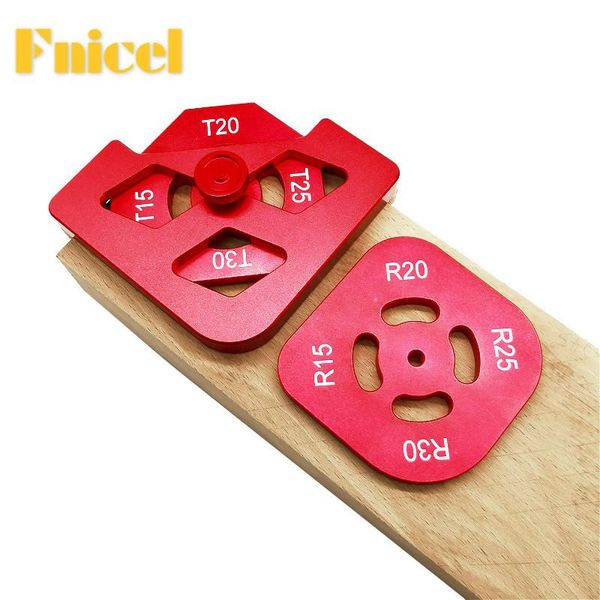

professional hand tool sets aluminum alloy corner gauge router table wood panel radius quick jig arc / t angle positioning template woodwork