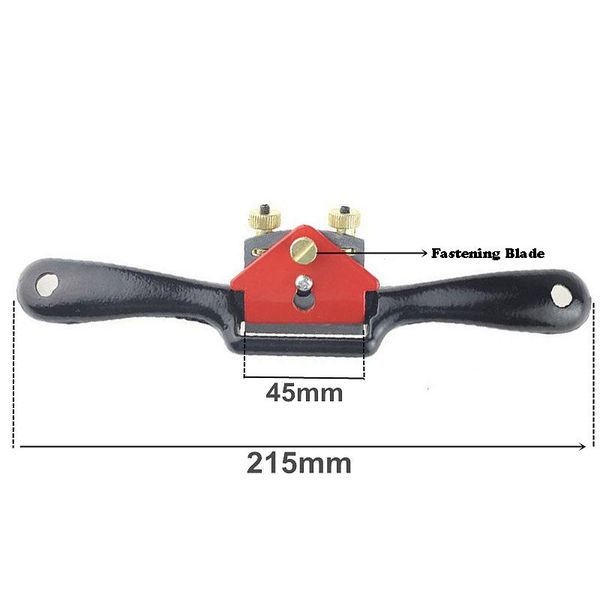 

wood hand cutting edge chisel tool with screw/blade 9" adjustable plane spokeshave woodworking planer trimming tools