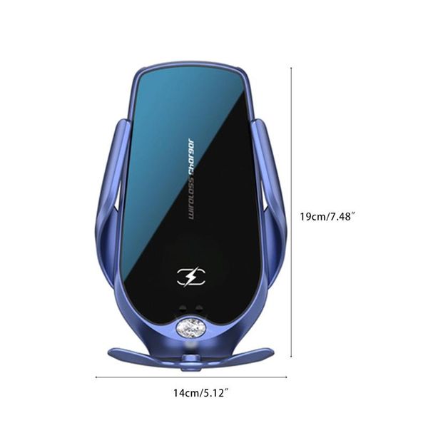 

cell phone mounts & holders smart sensor wireless car charger magnetic mount spray 28te