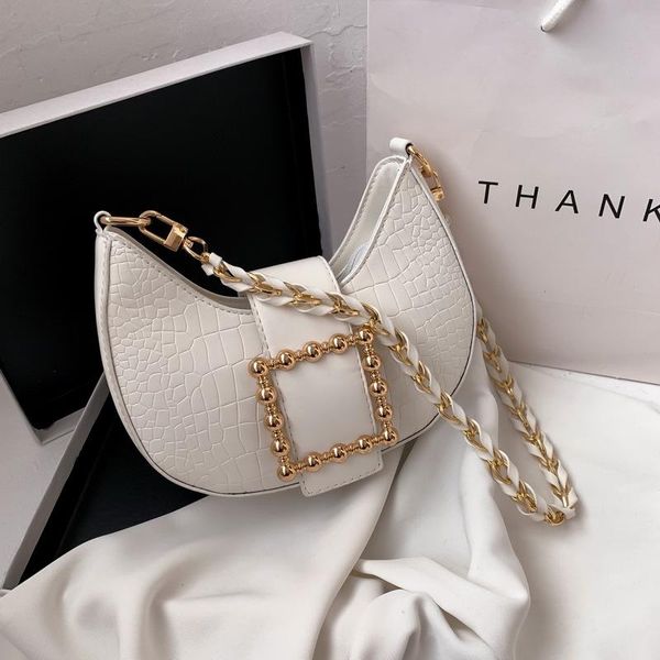 

evening bags fashion diamond single shoulder armpit crescent moon bag woman 2021 internet celebrities europe and the united states