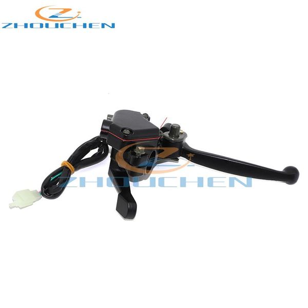 

motorcycle brakes thumb throttle accelerator assembly handle brake lever for 50cc 70cc 90cc 110cc 125cc 150cc 250cc chinese atv quad 4 wheel