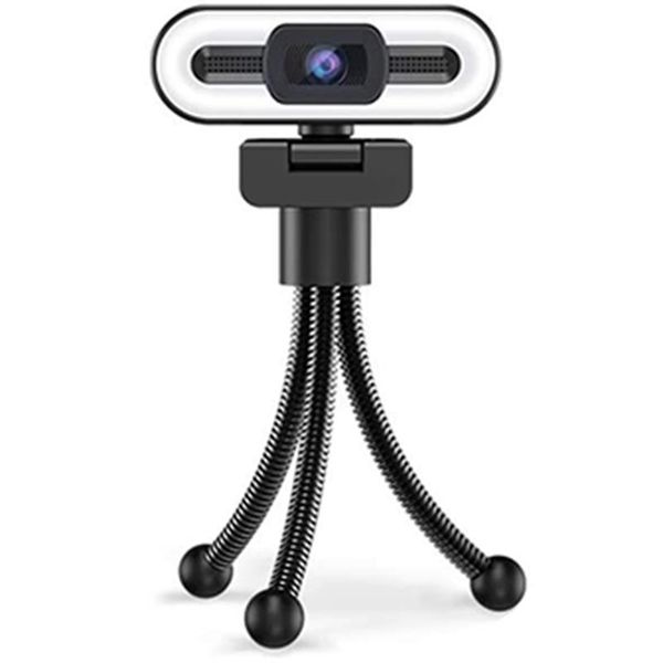

webcams 2021 webcam auto focus 1080p,hd web camera 3 colors ring light & microphone,30fps streaming cam with tripod,plug play