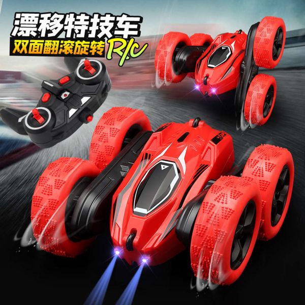 

electric/rc car cross mirror charging off road vehicle toy tumble 360 degree stunt two sided boy high speed rotary electric remote control c