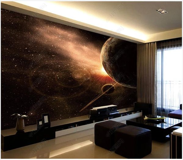 

wallpapers custom po 3d murals hd picture starry sky city night view bedroom mural wall papers home decor