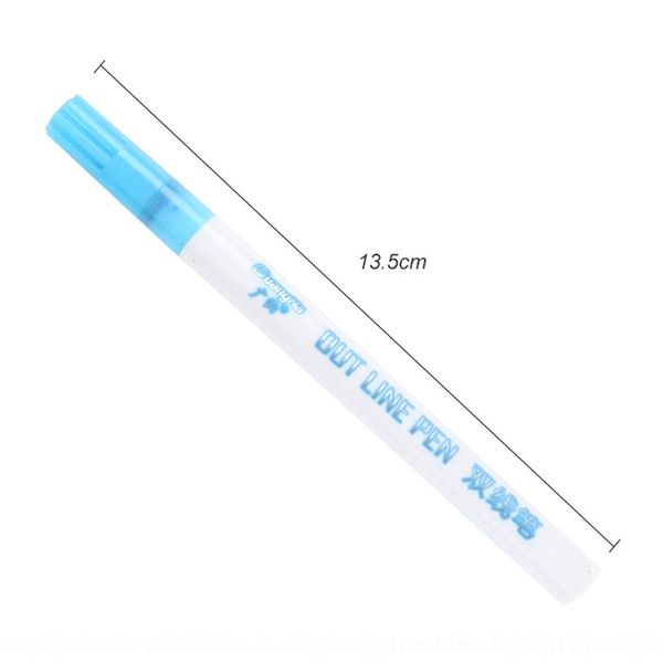 

aeyo guangna 153 double guangna 153 double group 8 coloset 8 colors 12 painting pens colors outline flash metal 0.7 pen head line width, Black;red